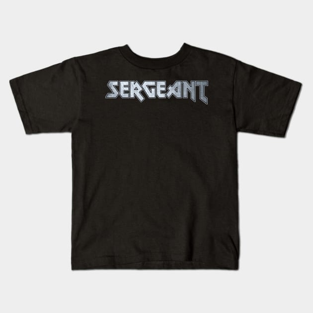 Sergeant Kids T-Shirt by Erena Samohai